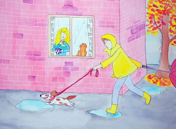 40 ilustrações divertidas que mostram as vantagens de viver com um gato 4