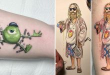 38 pessoas que decidiram se pintar com tatuagens malucas 32