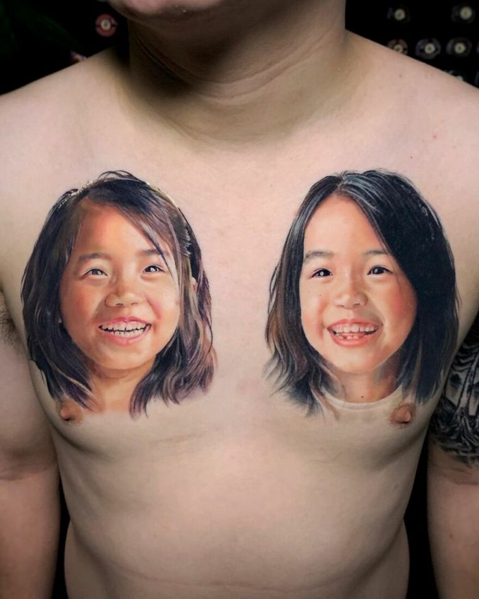 Artista faz tatuagens que parecem ter sido impressas na pele (42 fotos) 13
