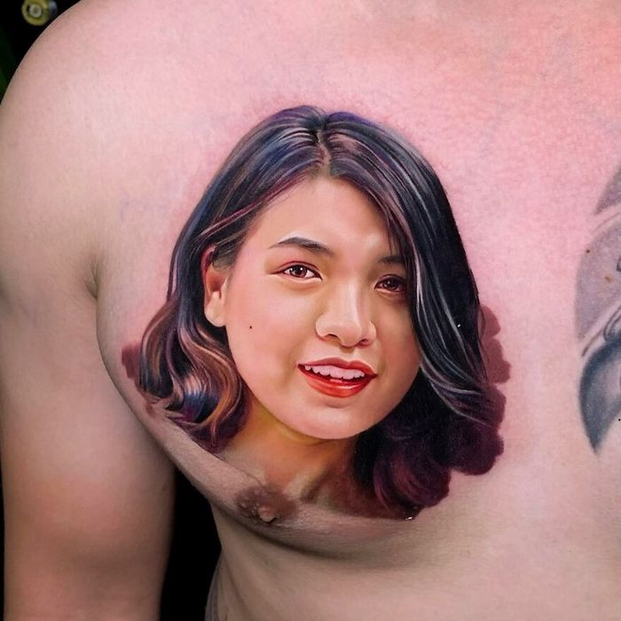 Artista faz tatuagens que parecem ter sido impressas na pele (42 fotos) 36