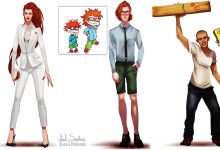 Artista reimagina personagens de desenhos animados populares como adultos modernos (38 fotos) 8