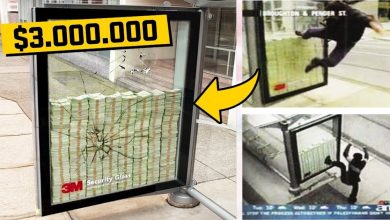 Se você quebrar o vidro, o dinheiro é seu! Campanhas publicitárias criativas 4