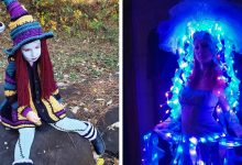 20 pessoas que usaram sua imaginação e mãos habilidosas para criar fantasias de Halloween memoráveis 10