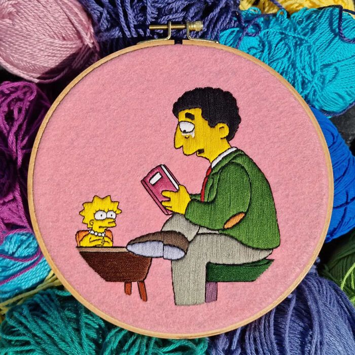 42 cenas dos Simpsons recriadas com bordados 19