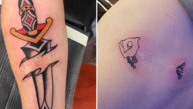 16 pessoas que usaram a arte das tatuagens para cobrir suas cicatrizes 18