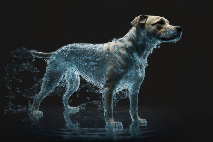 27 incríveis trocadilhos visuais de cães feito por uma IA 9