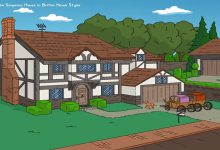 Reimaginando a casa dos Simpsons em 8 estilos domésticos britânicos 35