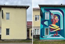 Este artista pinta murais em paredes e lhes dá uma nova vida (30 fotos) 8