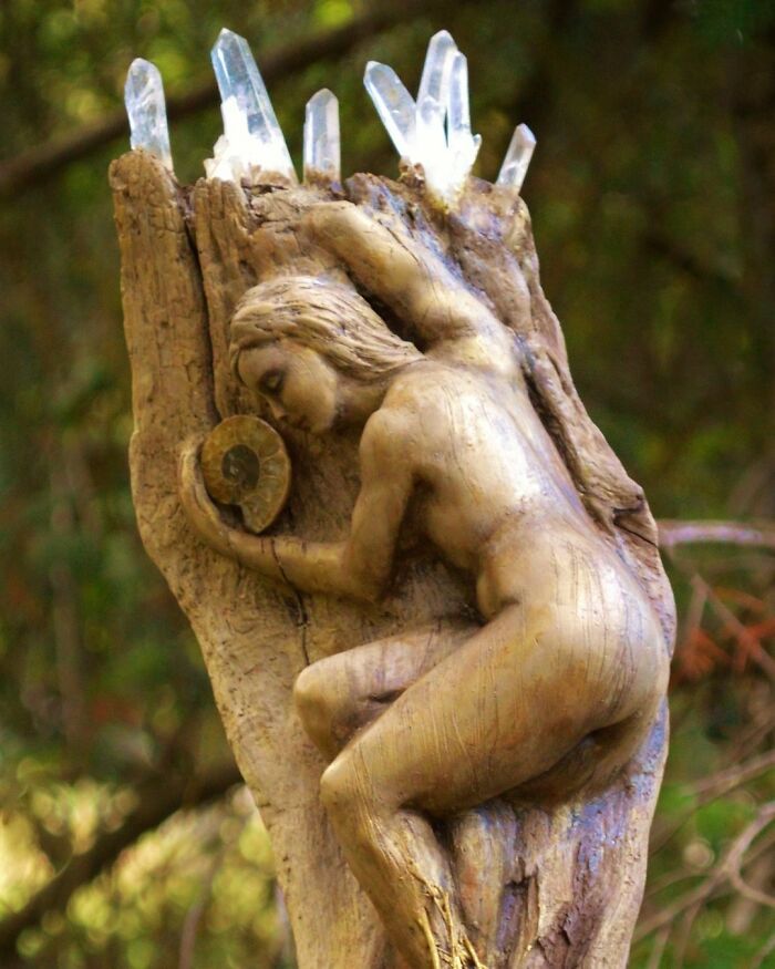 38 impressionantes esculturas de madeira de Debra Bernier 11