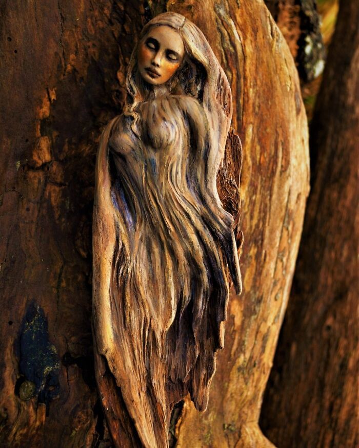 38 impressionantes esculturas de madeira de Debra Bernier 28