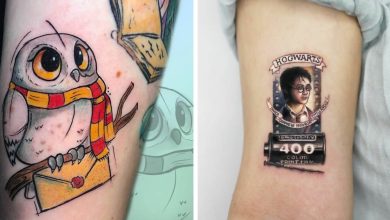 42 ideias de tatuagem de Harry Potter 32