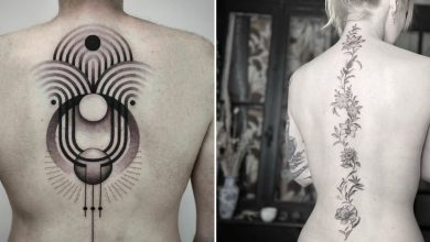 42 tatuagens deslumbrantes na coluna que fazem a dor valer a pena 30