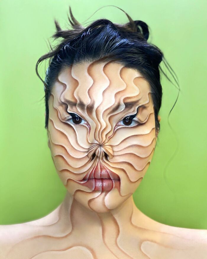 30 visuais de maquiagem incríveis criados por este artista que desafiarão sua percepção 9