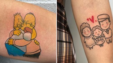 42 ideias de tatuagem em memória para honrar sua família 35
