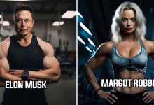 Celebridades viram fisiculturistas com IA e Photoshop: 19 transformações incríveis! 9