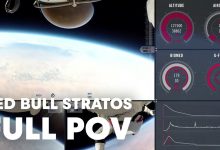 Red Bull libera imagens inéditas do ponto de visão do salto da estratosfera 14