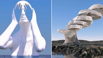 Encante-se com o universo digital de Chad Knight: 40 esculturas 3D surreais 8