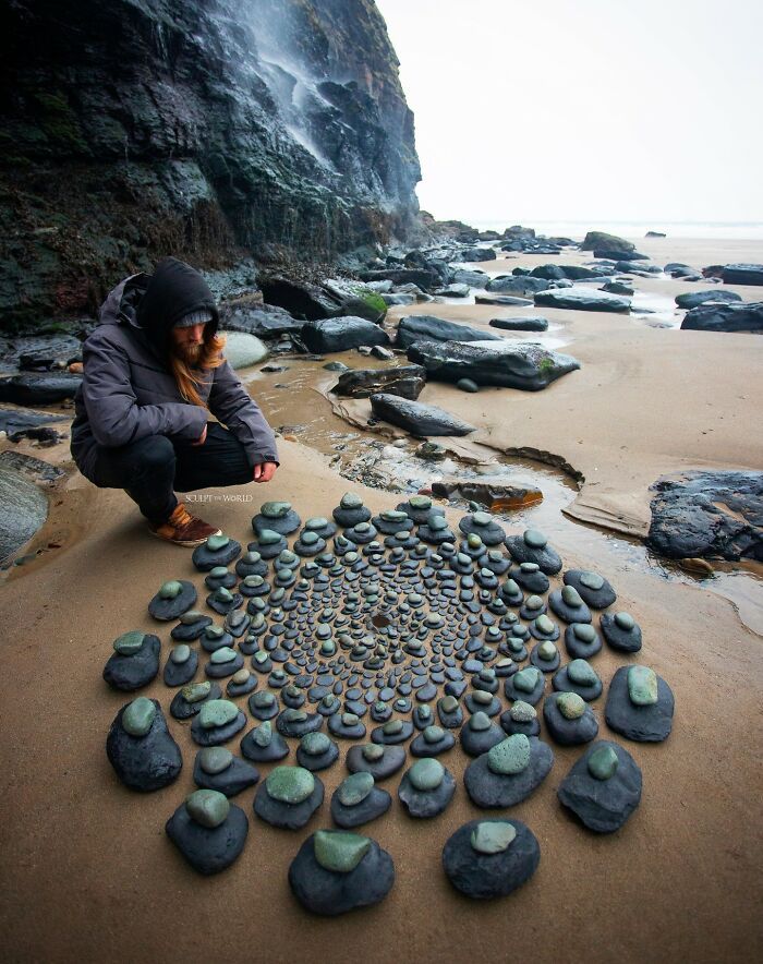 35 padrões surpreendentes: Arte com pedras, conchas e outros materiais naturais 23