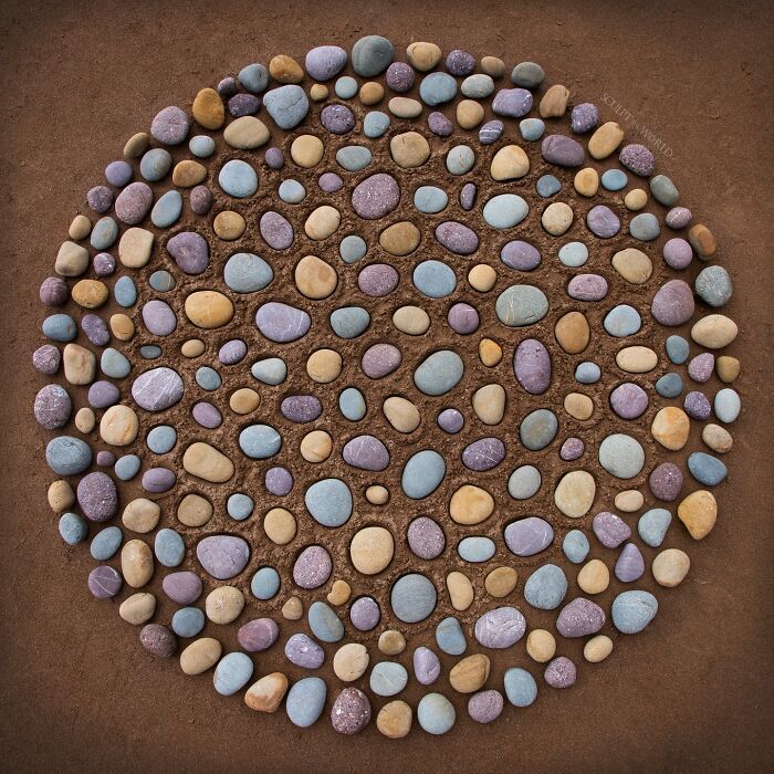 35 padrões surpreendentes: Arte com pedras, conchas e outros materiais naturais 32