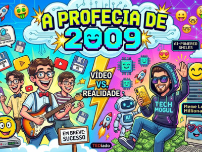 A profecia de 2009: Como o clipe “Escolha Já Seu Nerd” previu exatamente o mundo em 2026.