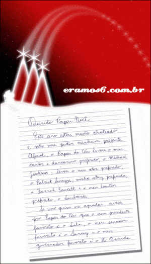 Carta ao Papai Noel 1