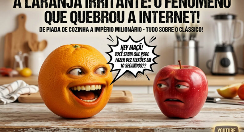 O dia em que uma fruta quebrou a internet: O fenômeno bizarro da Laranja Irritante