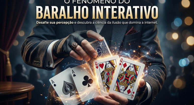 A ciência da ilusão: como este vídeo de baralho interativo engana seu cérebro em segundos
