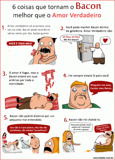 6 coisas que tornam o Bacon melhor que o Amor Verdadeiro 4