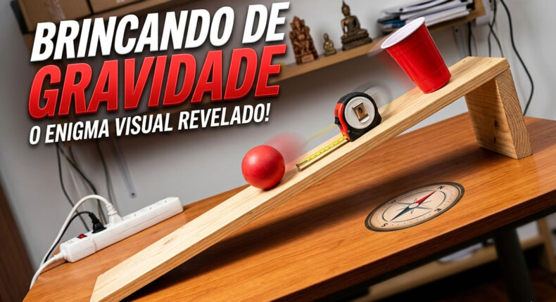 Brincando de gravidade: O enigma visual que enganou milhões de pessoas finalmente revelado