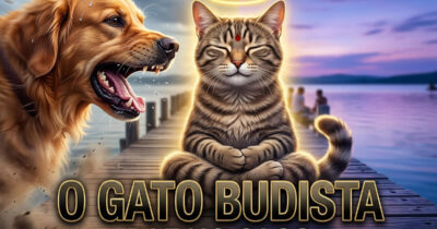 O gato budista: O segredo por trás do felino que enfrentou um cão sem mover um bigode