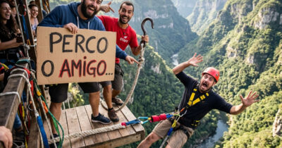Perco o amigo, mas não perco a piada