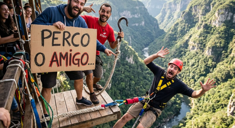 Perco o amigo, mas não perco a piada
