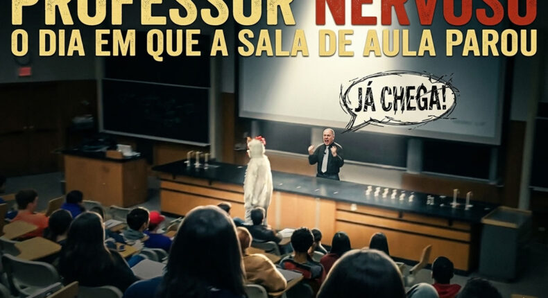 Você lembra dele? O verdadeiro motivo que fez este professor nervoso perder o controle em um dos primeiros virais do Brasil