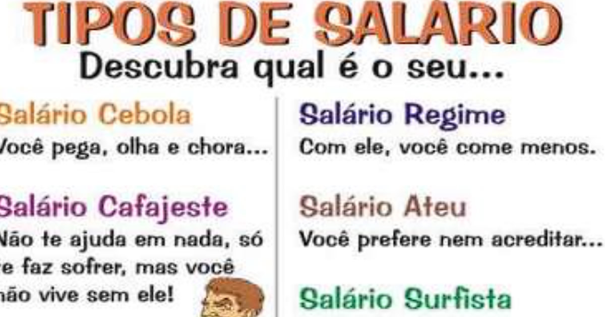 Tipos de Salário – Descubra qual é o seu!