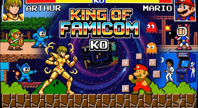 The King of Famicom: O crossover retrô de luta definitivo dos anos 80
