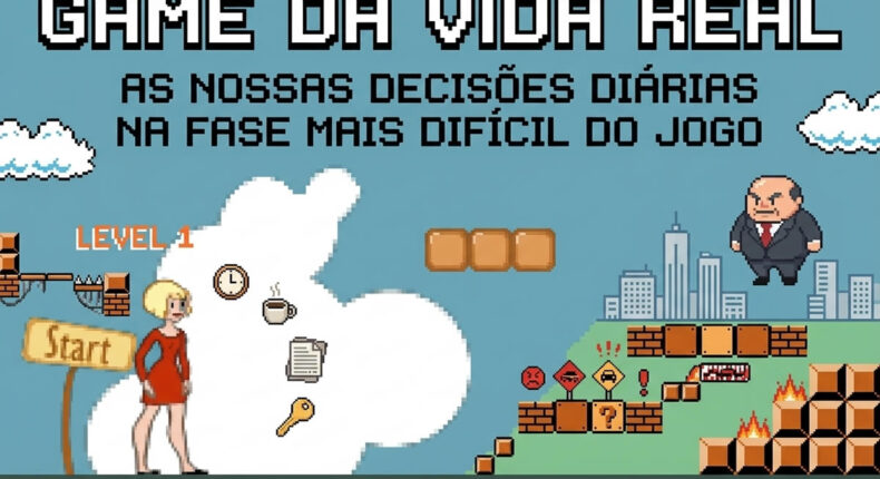 Você já sentiu que está preso em um jogo? Entenda a genialidade oculta no vídeo Game da vida real