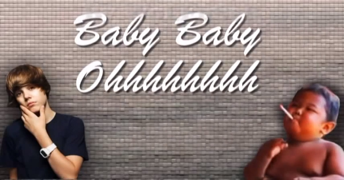 Justin Bieber And Smoking Baby – Bay Bay Ohhhhh