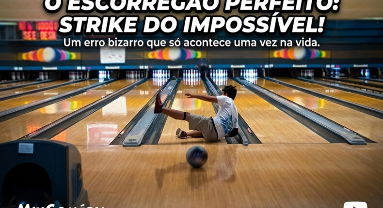 Nem a física explica: A jogada de boliche que só acontecerá uma vez na vida e virou lenda
