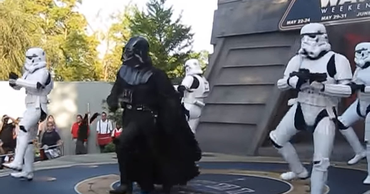 Darth Vader dançando Can’t Touch This