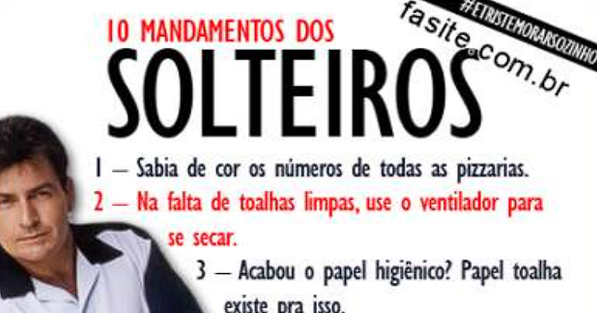 10 Mandamentos dos Solteiros