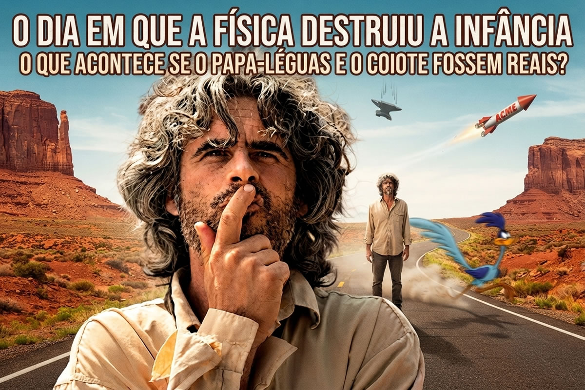 Choque de realidade: veja como seria a perseguição implacável entre o Papa Léguas e o Coiote na vida real