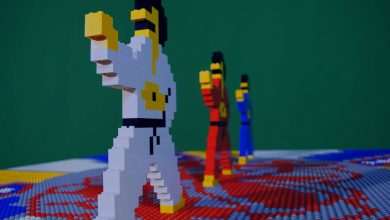 Surpreendente clip feito em lego 1