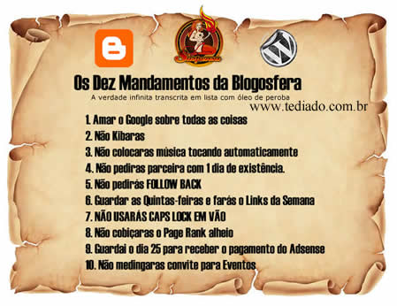 Os Dez Mandamentos da Blogosfera 7