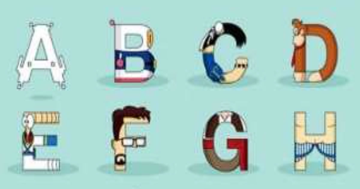 Se as letras do alfabeto fosse personagem do video game