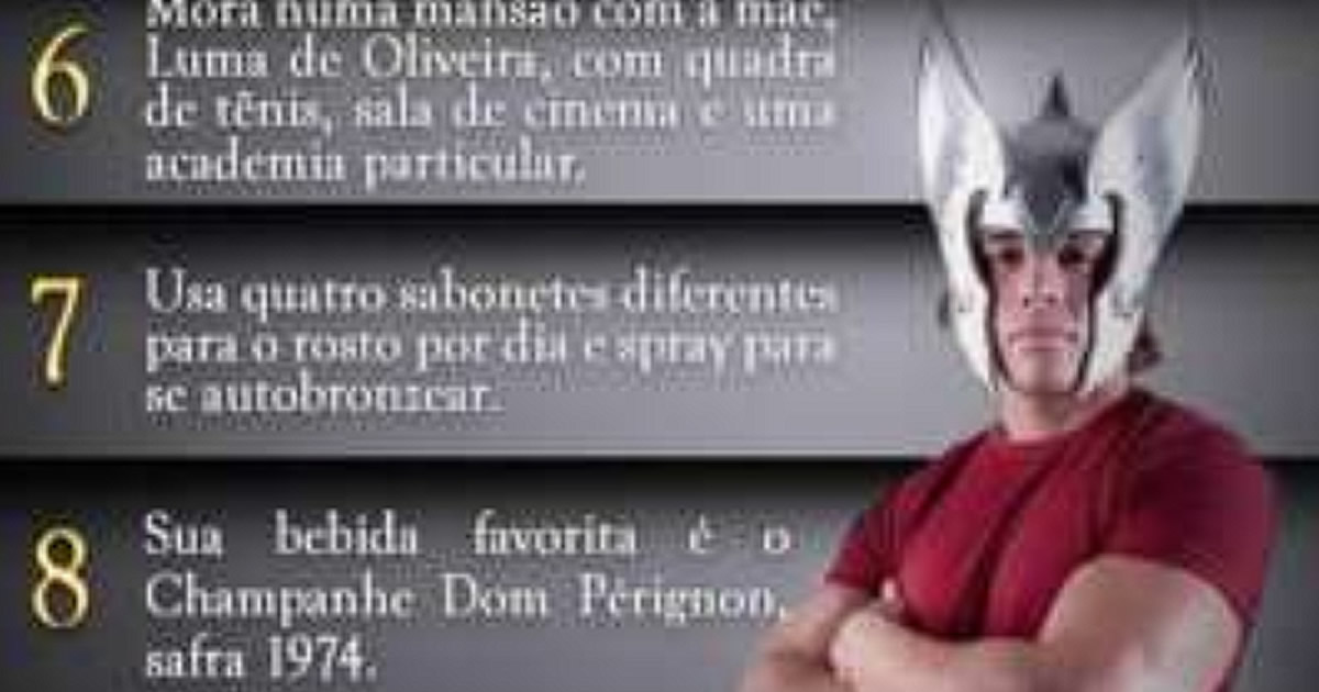10 curiosidades sobre Thor Batista