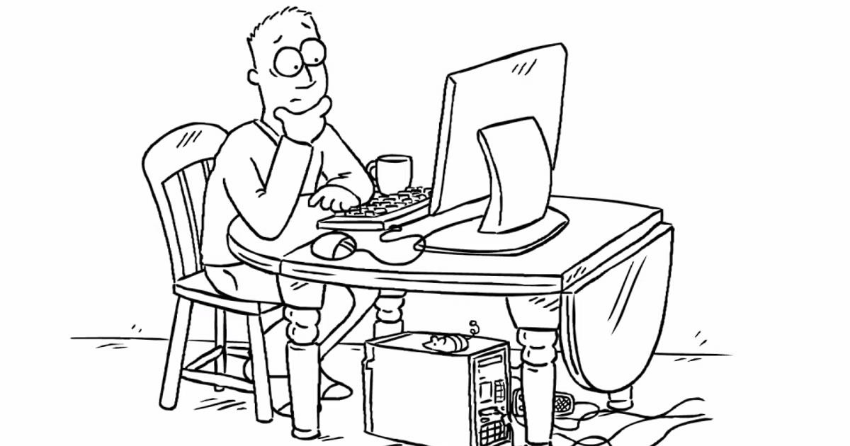 Simon’s Cat – No Computador