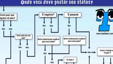 Onde você deve postar seu status ? 46