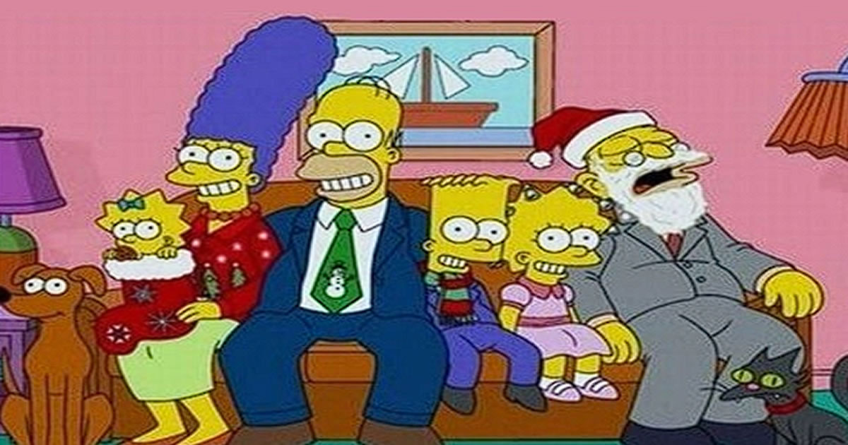 Como seria se os Simpsons envelhecessem