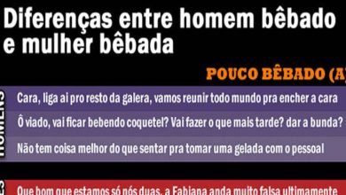 Diferenças entre homem bêbado e mulher bêbada 3