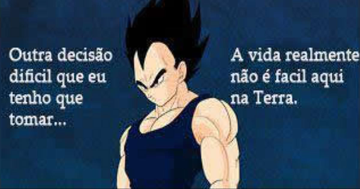 A cruel duvida de Vegeta